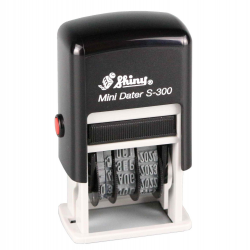 Self Inking Rubber Date Stamp, Dater