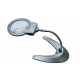 Desk Table Floor Magnifying Lamp Illuminating Magnifier Glass and Reading Light