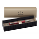 Parker Vector Standard Red Ballpoint Ball Pen Stainless Steel with Gift Box