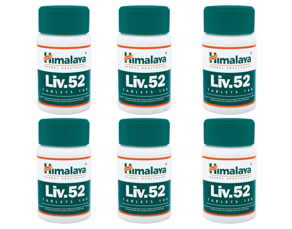 6 x Himalaya Liv.52 Tablets