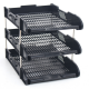 Office Filing Trays A4 Document Desk Riser Letter Paper Storage Organiser 3 Tier