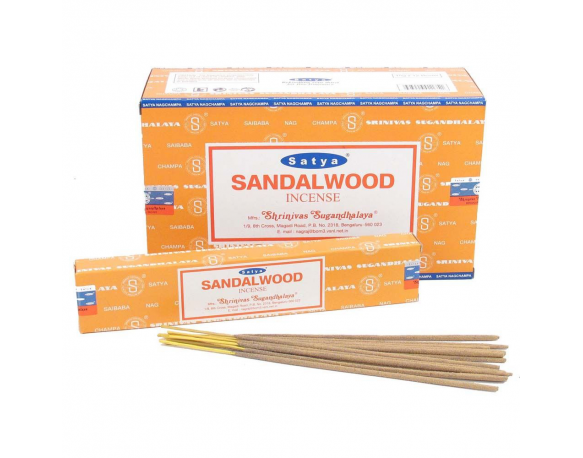 Satya Sai Baba Nag Champa Sandalwood Incense Sticks Box of 12