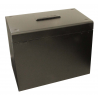 Cathedral Lockable A4 Metal Filing Box, Black