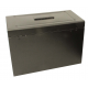 Cathedral Foolscap Metal File Box, Black HOBK