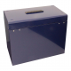 Cathedral A4 Metal File & Document Storage Box, Blue