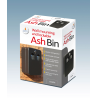 Wall Mounted Ashbin Cigarette Bin Outdoor Small Metal Ash Box with Lid Lockable