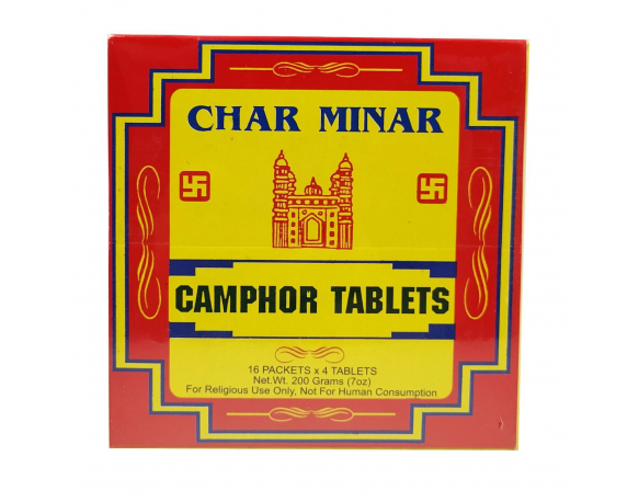 Pure Camphor Tablets Blocks Kapur Dhoop 64 Cubes